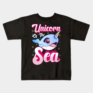 Cute & Funny Narwhal: Unicorn Of The Sea Kids T-Shirt